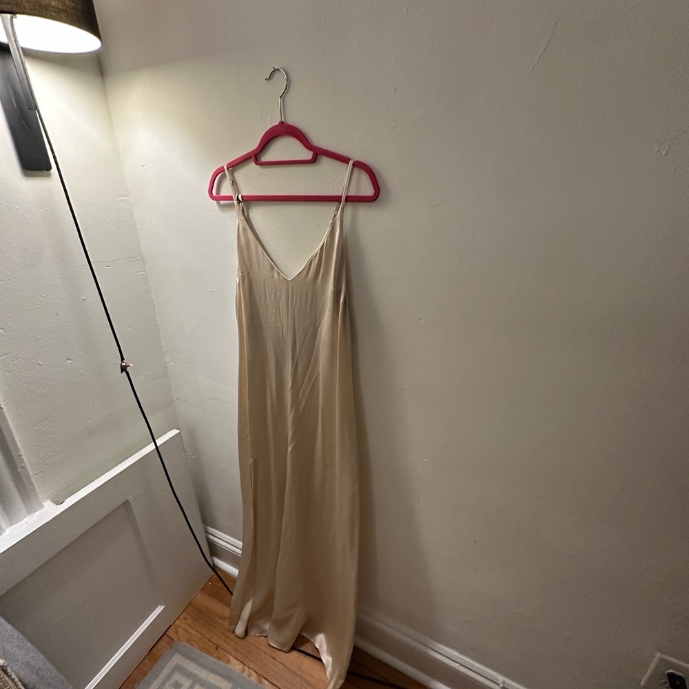 Reformation Cream “West” Dress